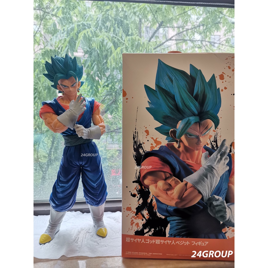 [ NHỰA ĐẶC 33CM ] Mô hình tượng đồ chơi Vegito black ssj2 blue 7 viên ngọc rồng Vegetto super saiyan figure dragon ball