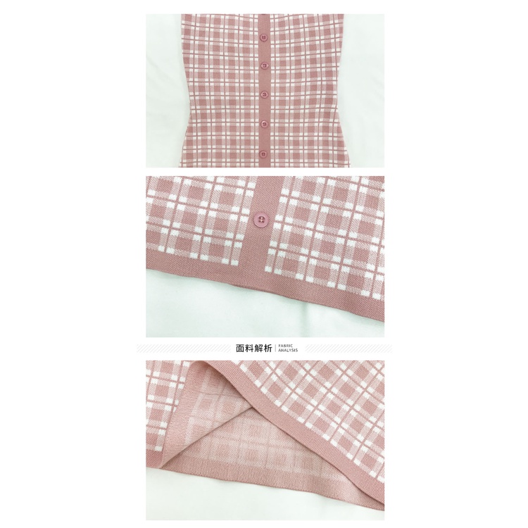 DUNEA Bộ Đầm Dệt Kim Kẻ Sọc + Áo Khoác Cardigan Chống Nắng Thời Trang Cho Nữ