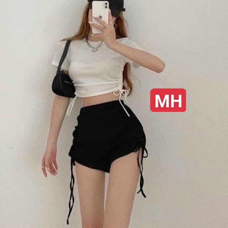 Quần rút dây 2 bên kết hợp quấn chân cho các nàng😍