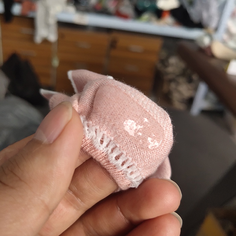 Vớ cotton mềm mại thắt nơ chống trượt dễ thương cho bé gái 0-3 tuổi