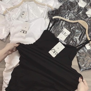 Váy 2 dây body zip zara