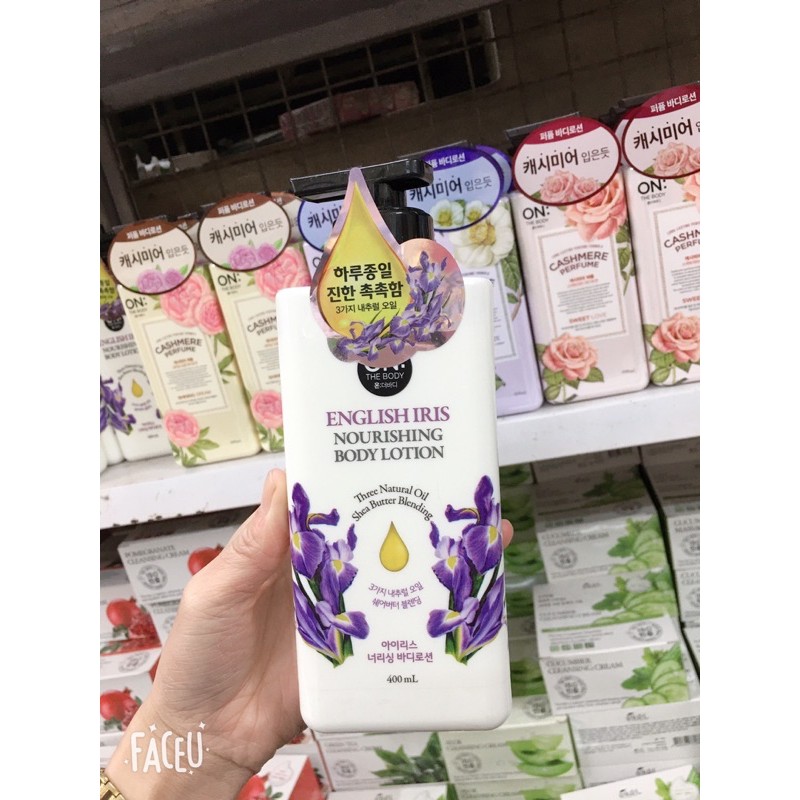 Sữa dưỡng thể On The Body 400ml