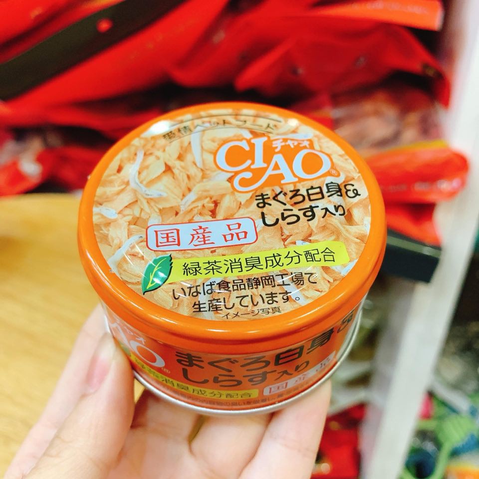 Pate Ciao dạng lon 85gr cho mèo - Hàng chính hãng