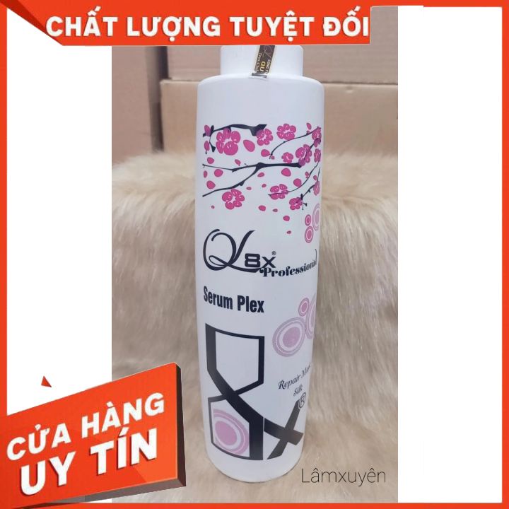 CHAI NHỎ 50ML SERUM QL8X hoa anh đào cao cấp  siêu dưỡng, phục hồi tóc hư tổn, giúp tóc chắc khỏe, mềm mượt.