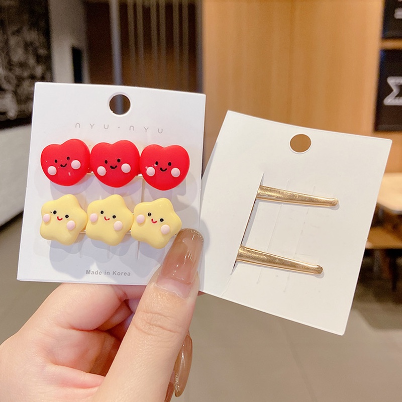 Kẹp tóc hình chú thỏ mặt trăng dễ thương thời trang cho bé 2021