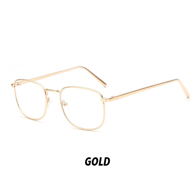 Kính Mát Gọng Kim Loại Hình Chữ Nhật Phong Cách Hàn Quốc Thời Trang