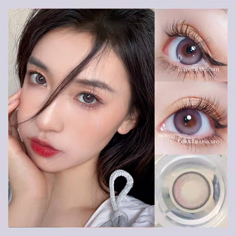 Kính áp tròng Colorhunter Dùng 1 Năm 14.0mm 0 - 8 Độ 1 cặp  NYXDP