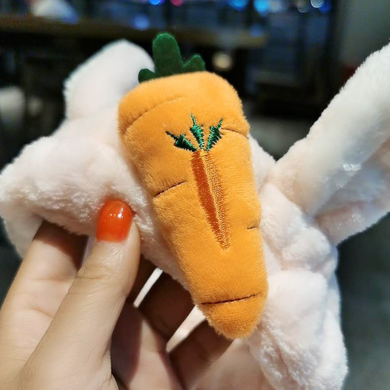 Sweet Cute Carrot Hair Band Korean Style Hair Accessories Soft Rabbit Ears Headband