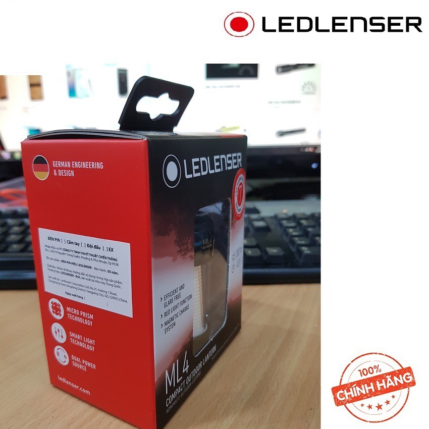 [ CAO CẤP] Đèn pin cắm trại Ledlenser ML4 300 LUMENS siêu sáng ,gọn gàng tiện cho các bạn đi du lịch dã ngoại, cắm trại.