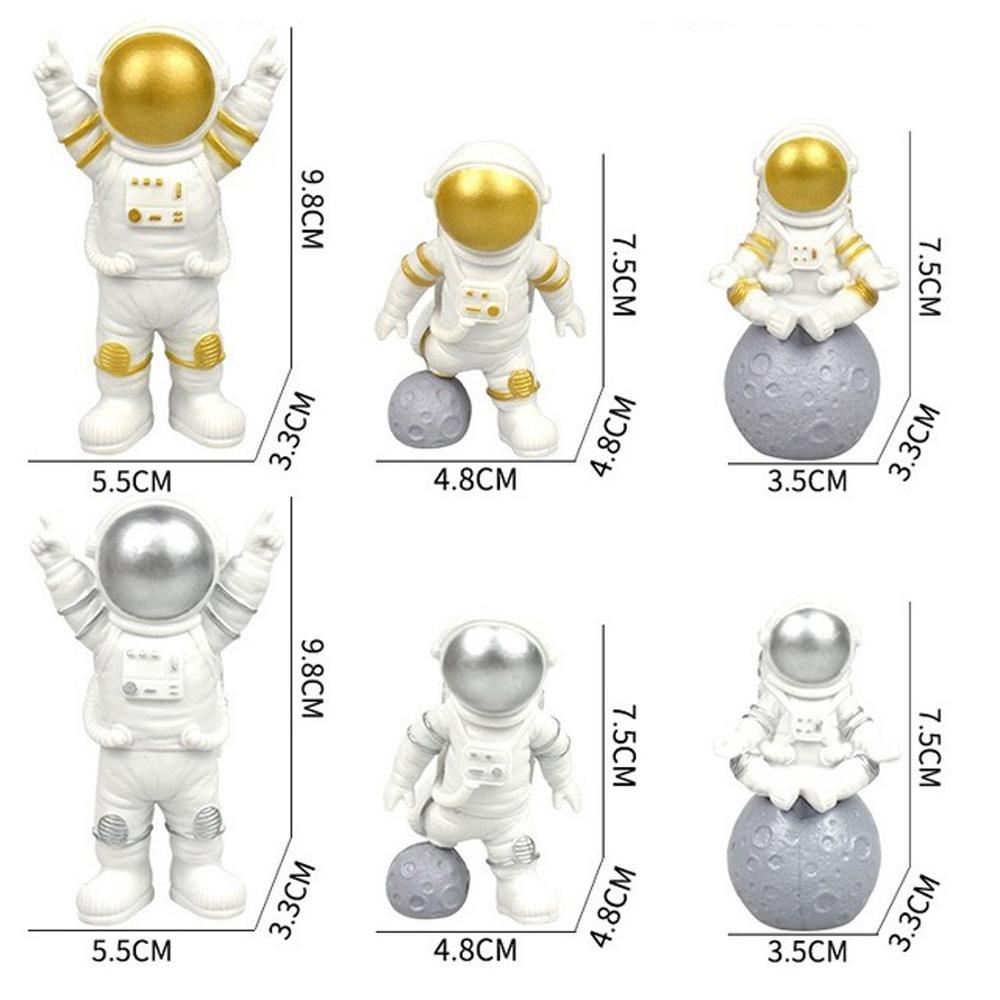Mô Hình Phi Hành Gia Bằng Nhựa Resin Dễ Thương Cho Bé