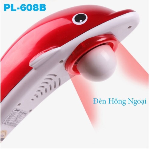 Máy massage cầm tay cá heo 6 đầu PULI PL-608B - Điện tử