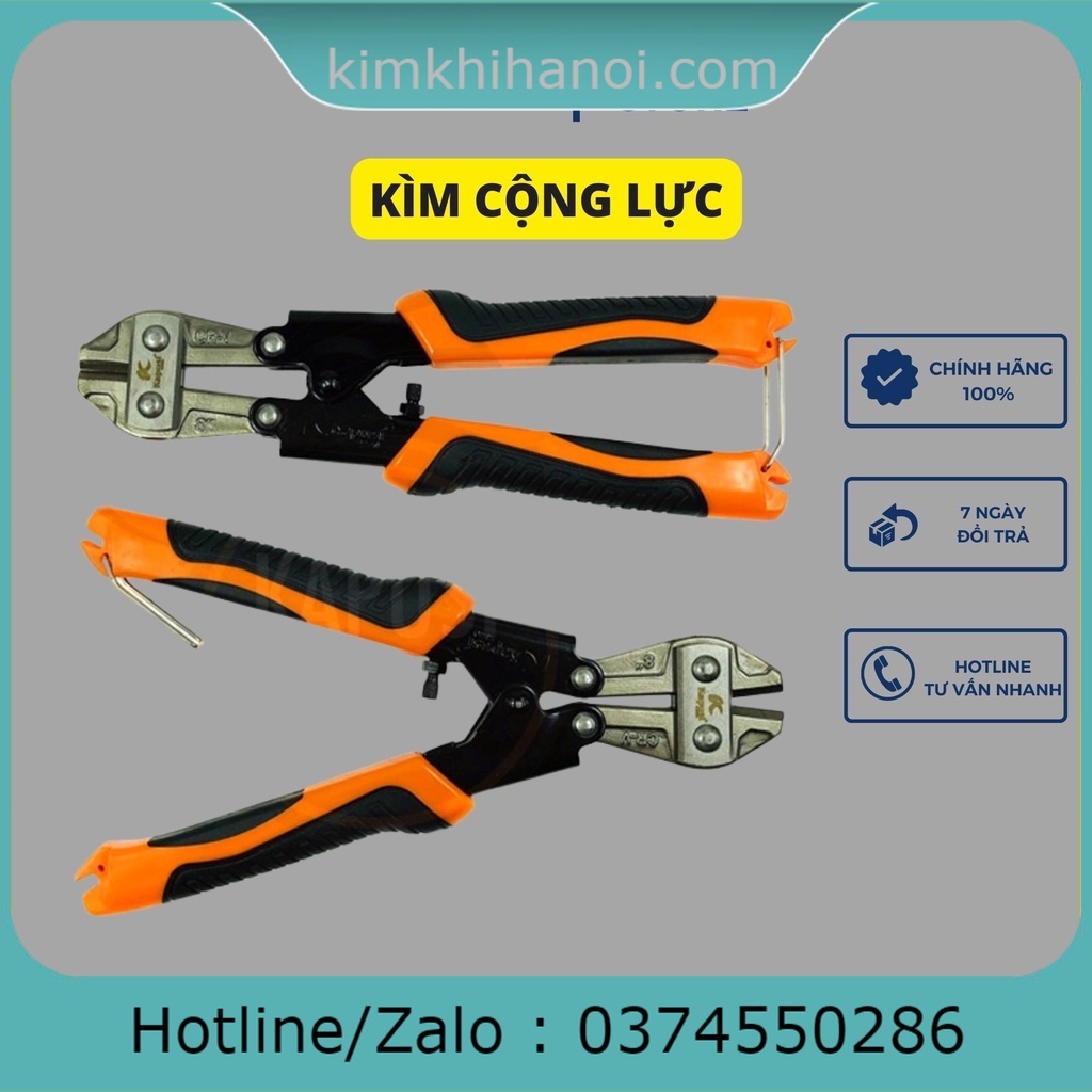 Kìm cộng lực Nhật Bản Kapusi 8 in cắt dây thép chuyên dụng - Bảo Hành 24 tháng 1 đổi 1 toàn