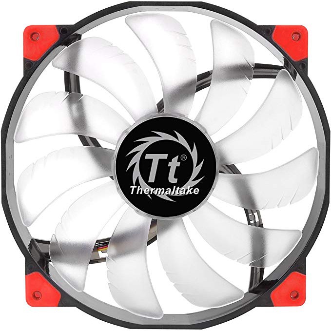 Quạt tản nhiệt cao cấp Thermaltake 200mm Luna 20 Series màu trắng CLF026PL20WTA