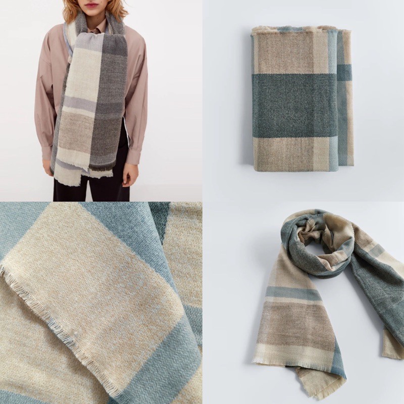 [JOIEHOME] Khăn len tông màu nhã nhặn thanh lịch