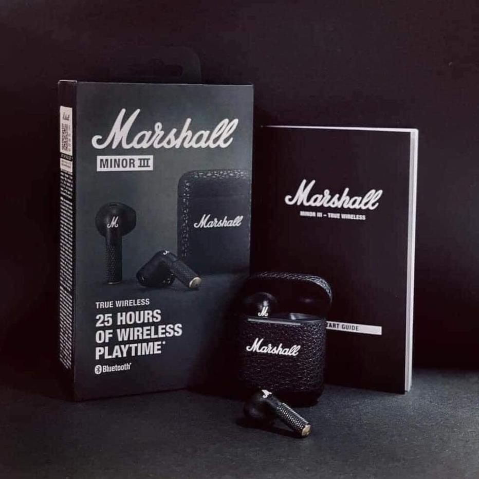 Tai Nghe Cao Cấp Bluetooth Marshall Minor III - Hàng Chính Hãng Nguyên Seal Mua Tại Đức - BH 12 tháng