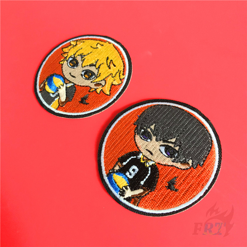 ☸ Miếng Dán Ủi Quần Áo Hình Anime Haikyuu ☸ 1 Miếng Dán Ủi Lên Quần Áo Hình Huy Hiệu