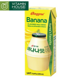 Sữa chuối Binggrae Hàn Quốc 200ml [VITAMIN HOUSE] -221591