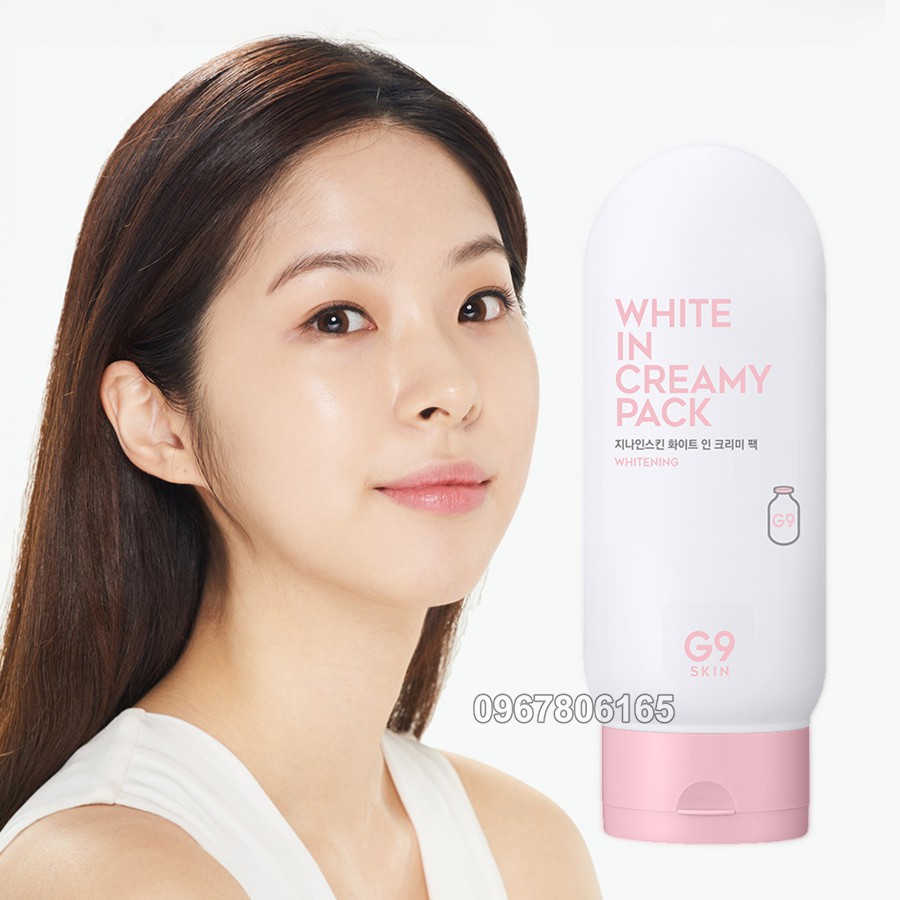 Kem dưỡng trắng – Kem ủ trắng toàn thân G9 SKIN White In Creamy Pack Hàn Quốc 200ml
