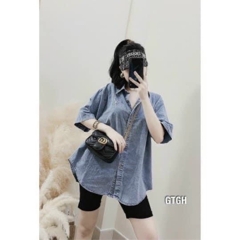 Sơ mi jean siêu hót ny