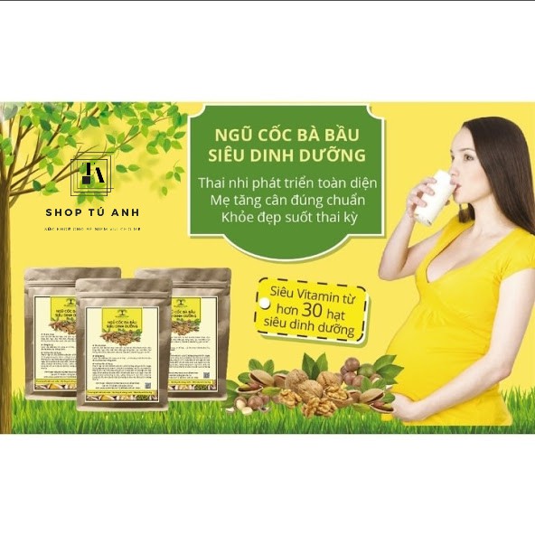 Ngũ Cốc Bà Bầu Siêu Dinh Dưỡng Queen Nature Bịch 800Gr❤️Hàng Chính Hãng ❤️ Ngũ Cốc Bầu Siêu Sin