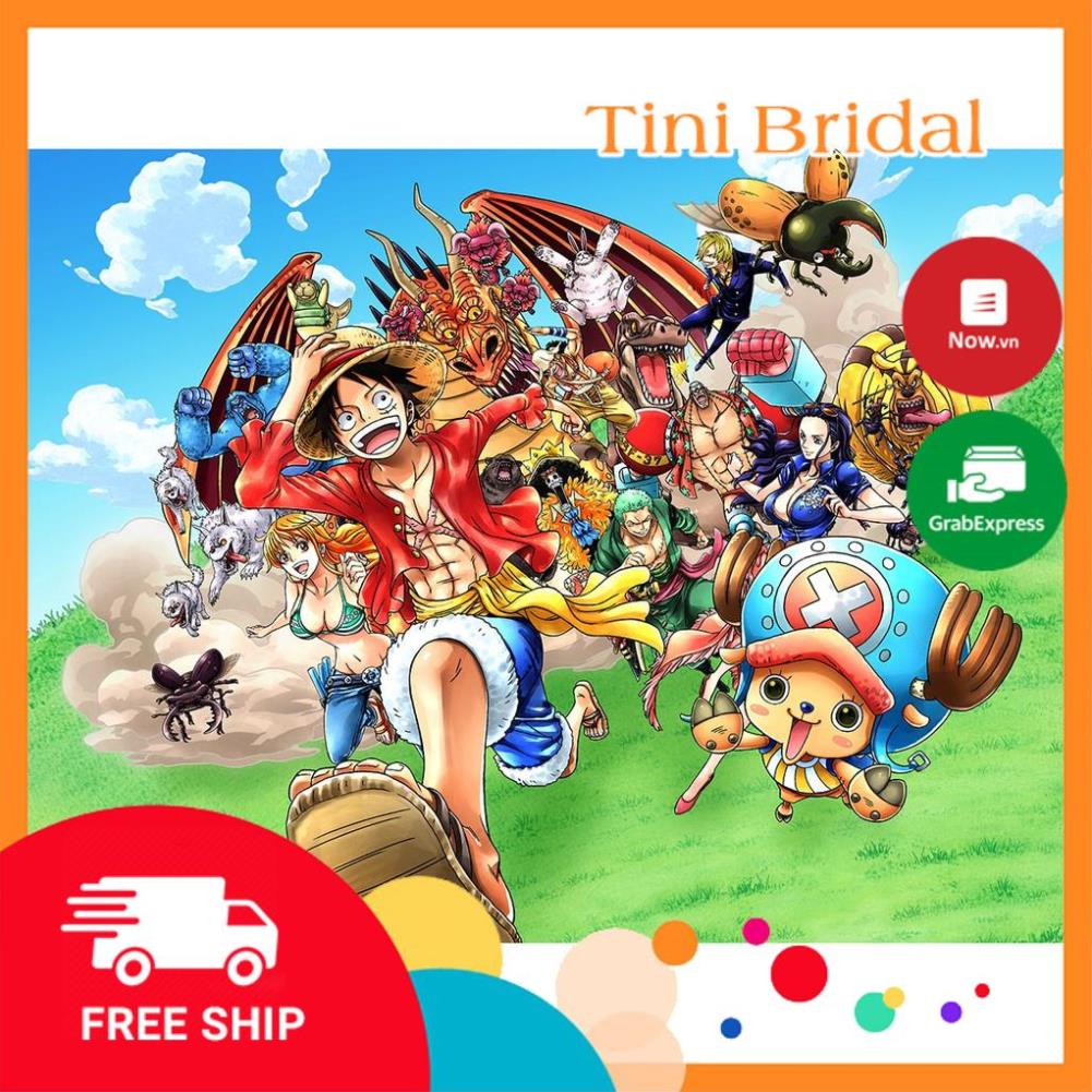 Tranh ghép hình Tini Puzzle 450 mảnh bằng giấy ONE PIECE: Unlimited World Red - có nhận in theo yêu cầu