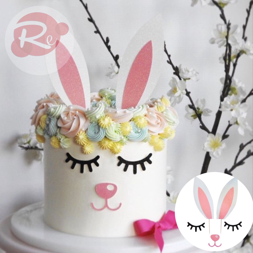 [SIÊU RẺ❤️] – SCG Tai thỏ - Trang trí bánh sinh nhật bánh kem