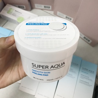 Tẩy Tế Bào Chết Missha Super Aqua Smooth Skin Peeling Pad