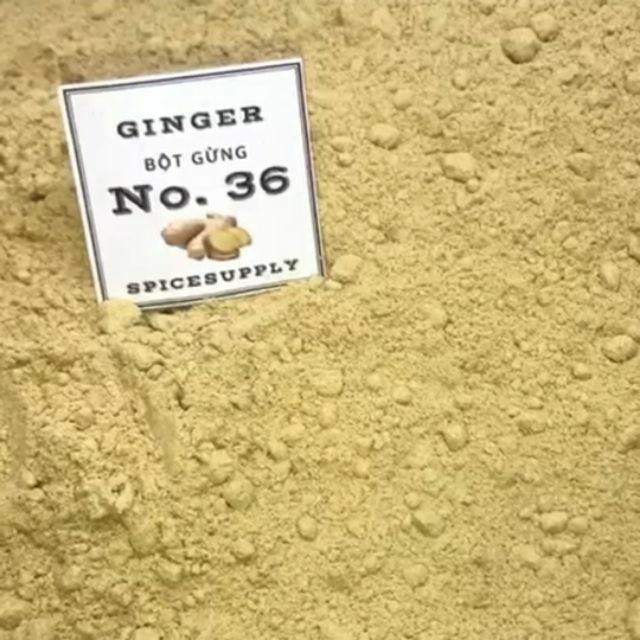 500g Bột gừng nguyên chất Ginger ground pure powder không pha Sỉ Lẻ Bulk Wholesale