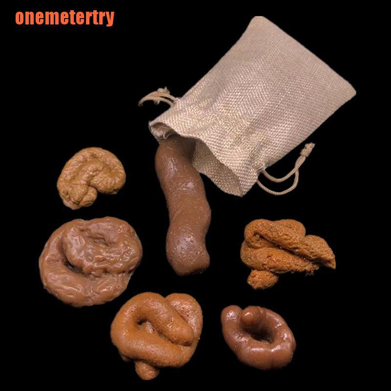 Set 6 Đồ Chơi Giả Poop Feces Gag Quà Tặng Nhân Tạo Mẫu Mới Lạ