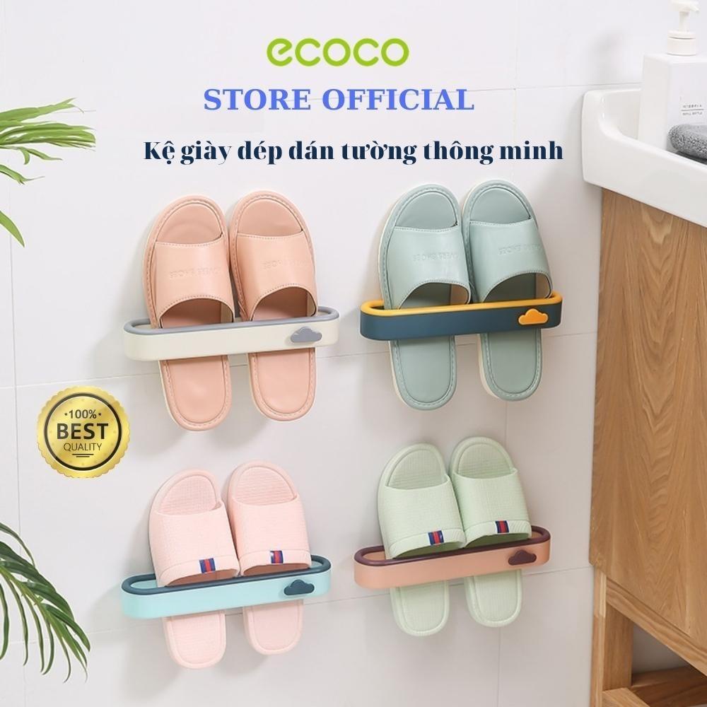 Giá treo dép nhà tắm, Giá treo giày dép tắm dán tường chịu lực tốt tiện lợi giúp nhà cửa ngăn nắp