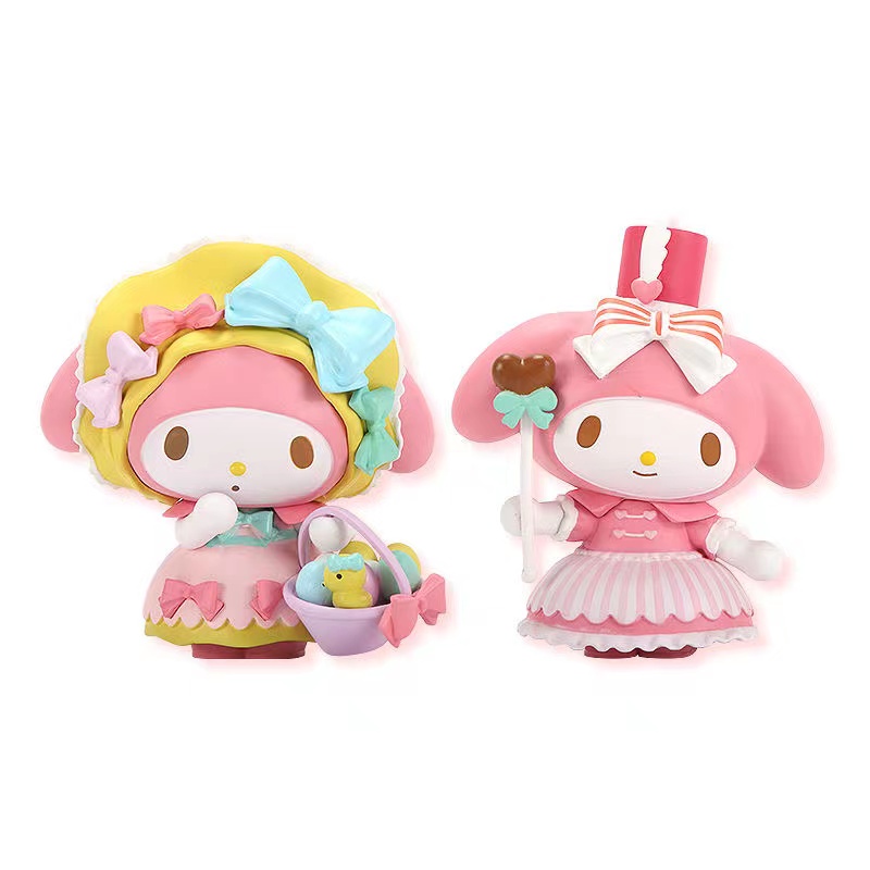 Sanrio Đồ Chơi Búp Bê Melody Cầm Tay Để Bàn Trang Trí Tiệc Trà / Quà Tặng Cho Bé Gái