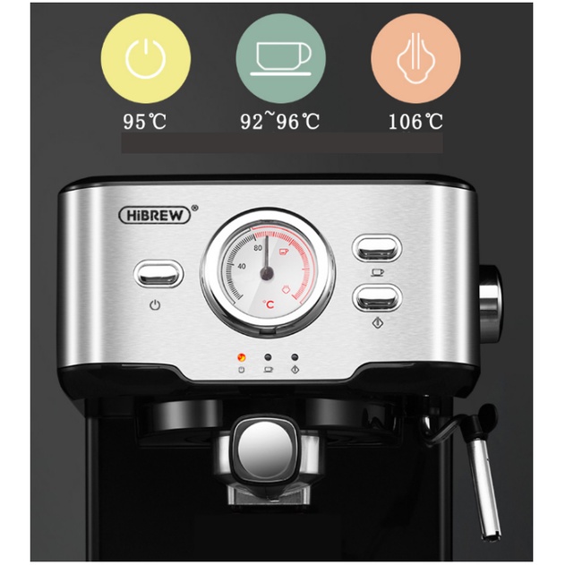 MÁY PHA CÀ PHÊ ESPRESSO HIBREW CM5403K-CB 1050W, ÁP SUẤT CAO 20BAR, 1.5L CÔNG SUẤT LỚN