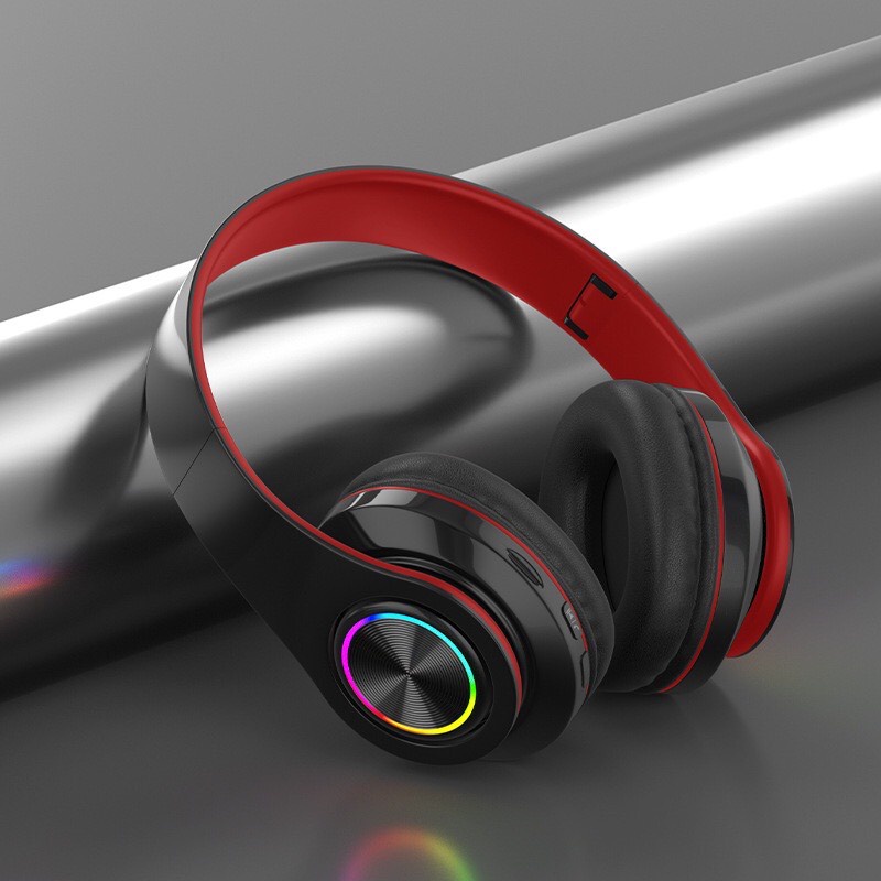 Tai nghe Gaming bluetooth chụp tai Led B39 - bluetooth 5.0 tặng kèm jack cắm PC, Bảo Hành 12 Tháng