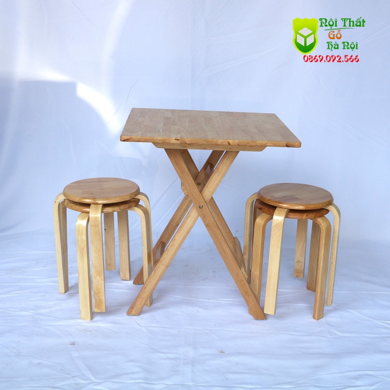 🔴 FREE SHIP 🔴 Ghế Đôn, Ghế Cafe Gỗ Cao 45cm, 100% Gỗ Tự Nhiên Chất Lượng Cao - Gỗ Hà Nôi Furniture
