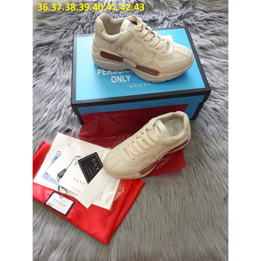 💎Giày Thể Thao, Giày Sneaker Gucci Chunky Rhyton Chữ Ngang Fullbox Cao Cấp💎 | BigBuy360 - bigbuy360.vn