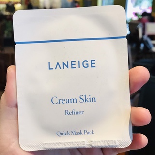 Mặt nạ Kem Dưỡng Da LANEIGE CREAM SKIN REFINER QUICK MASK PACK sample