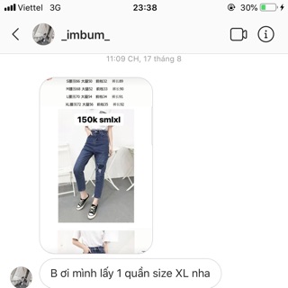 Quần xl và giày đen 40