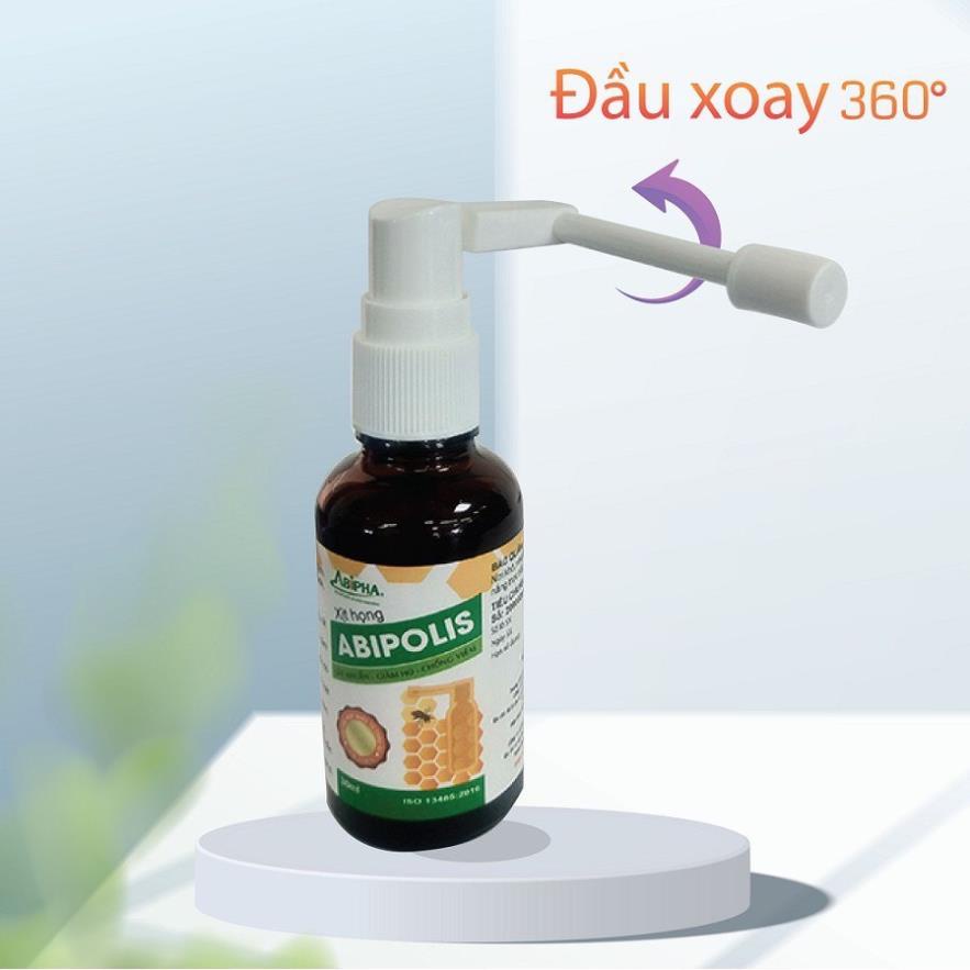 Xịt họng Keo ong Abipolis 10ml