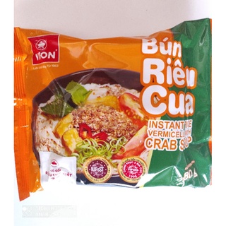 Bún riêu cua Vifon gói 80g với gói riêu cua thật