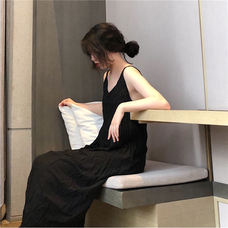 Đầm Hai Dây Thiết Kế Lệch Tà Thời Trang Sành Điệu 189825 | BigBuy360 - bigbuy360.vn