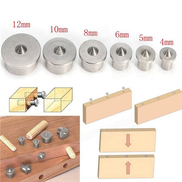 Hạt định tâm cỡ 6mm dành cho khoan gỗ  (set 4 hạt)