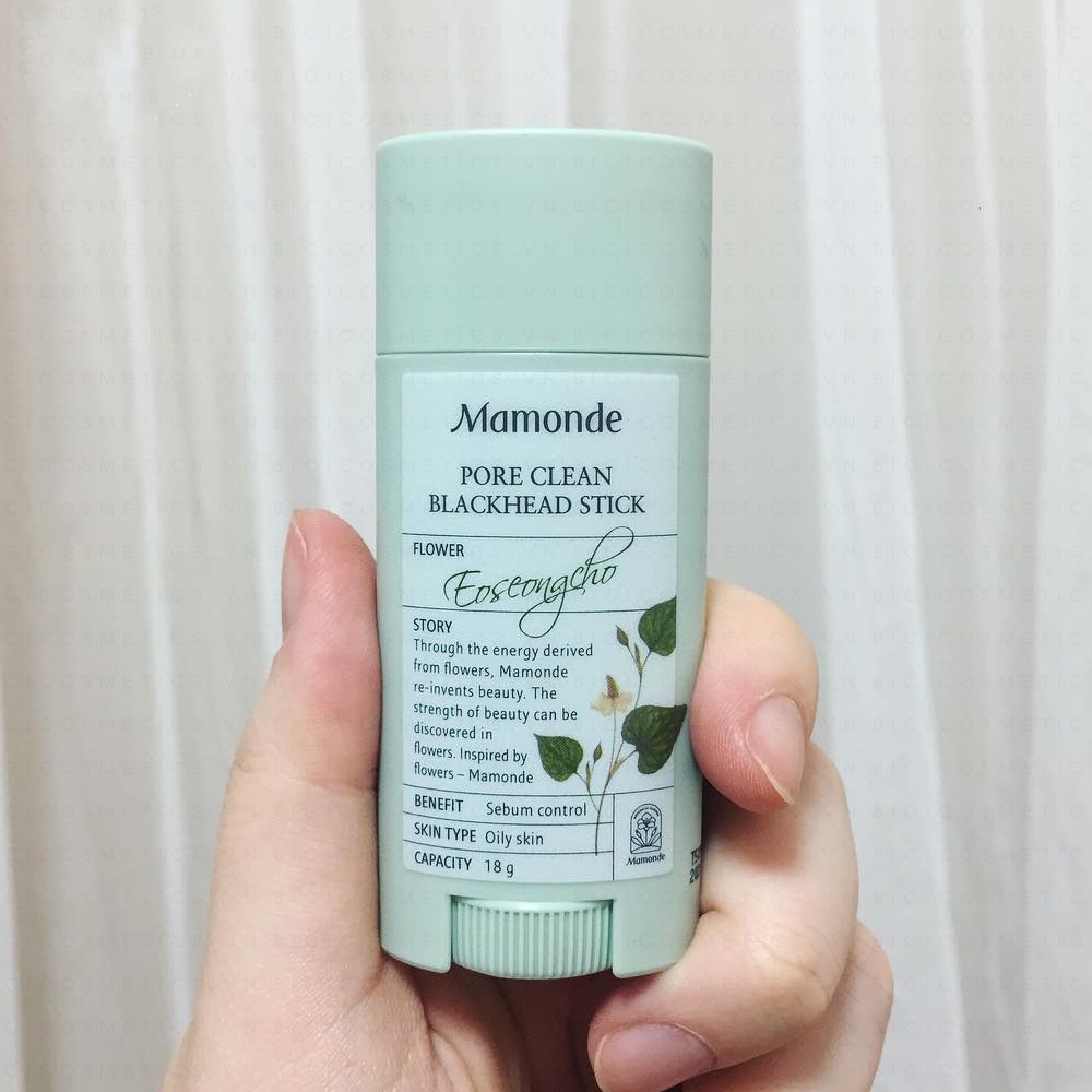Thanh sáp sạch mụn đầu đen ngừa mụn thu nhỏ lỗ chân lông Mamonde Pore Clean Stick18g | BigBuy360 - bigbuy360.vn