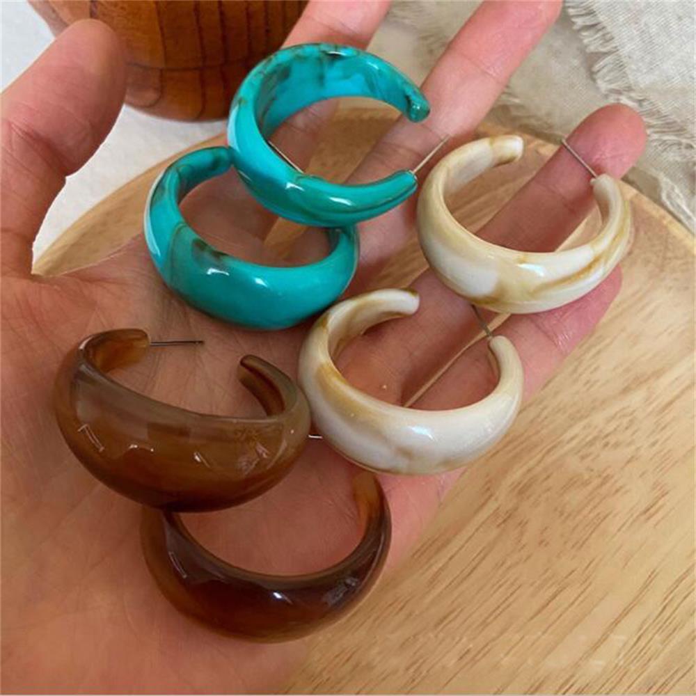 Bông Tai Acrylic Dáng Dài Nhiều Màu Thời Trang Cho Nữ 1
