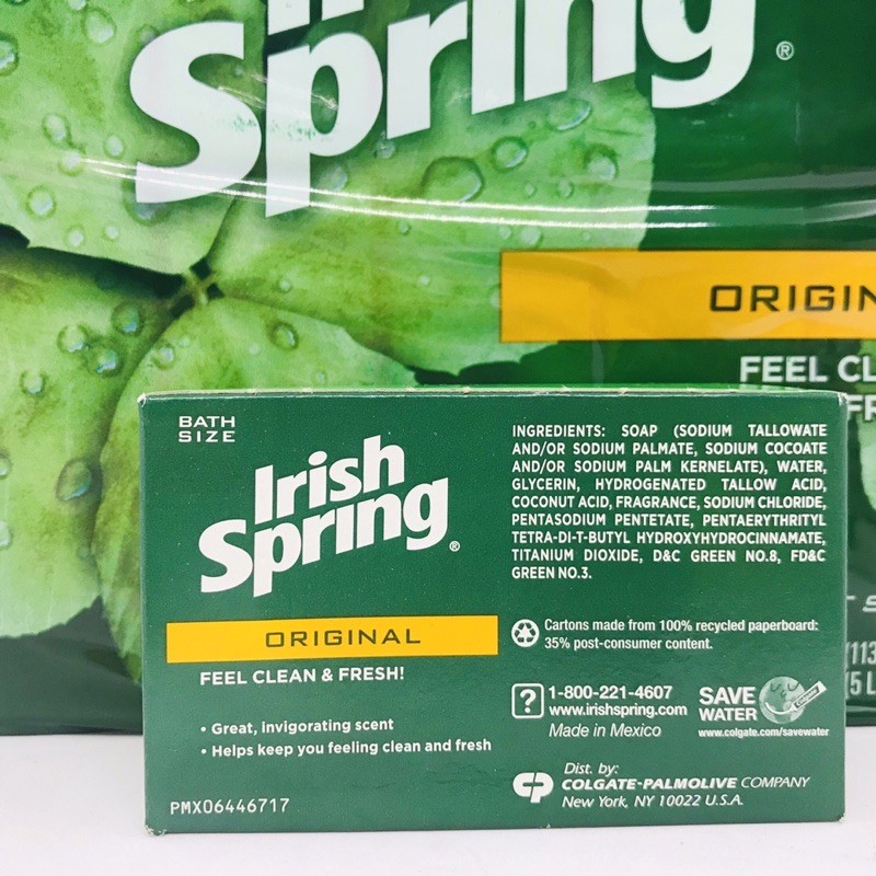 Lốc 20 cục xà bông IRISH SPRING MỸ 104.8g - date 2025 | BigBuy360 - bigbuy360.vn