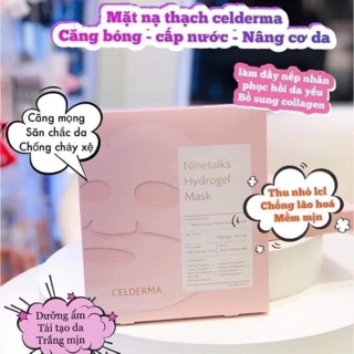 MẶT NẠ THẠCH SINH HỌC CELL DERMA NINETALKS HYDROGEL MASK HÀN QUỐC