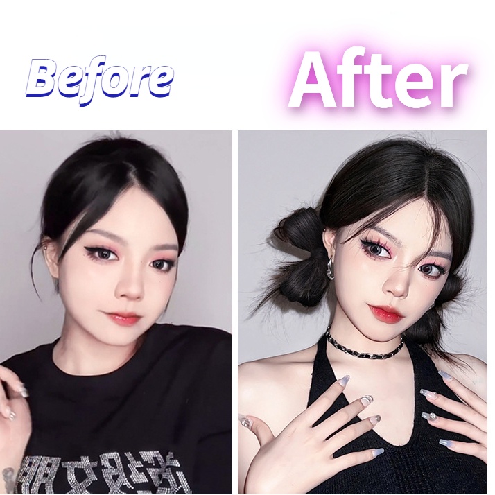 Kẹp Tóc Giả Thắt Nơ Dễ Thương Cho Bé Gái