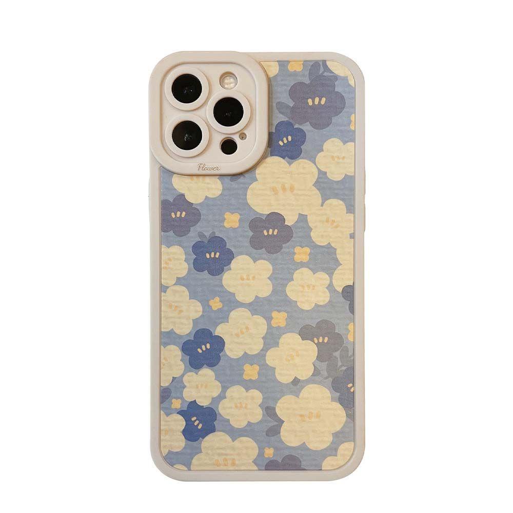 Ốp Điện Thoại Mềm Siêu Mỏng Họa Tiết Hoa Màu Kẹo Cho iPhone 13