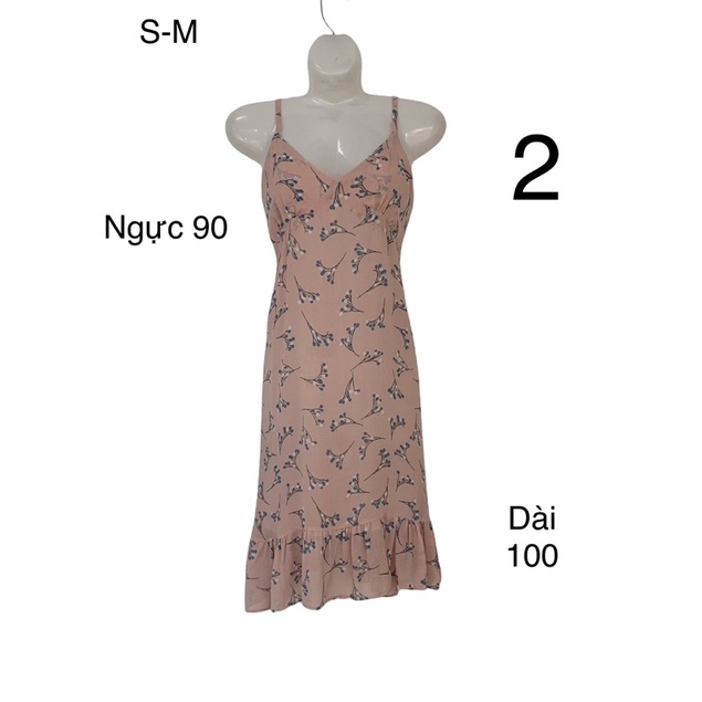 Đầm suông 2 dây