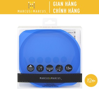 Đĩa ăn dặm silicon có đế hút chân không chống đổ cho bé Marcus & Marcus, từ 12 tháng - Lucas