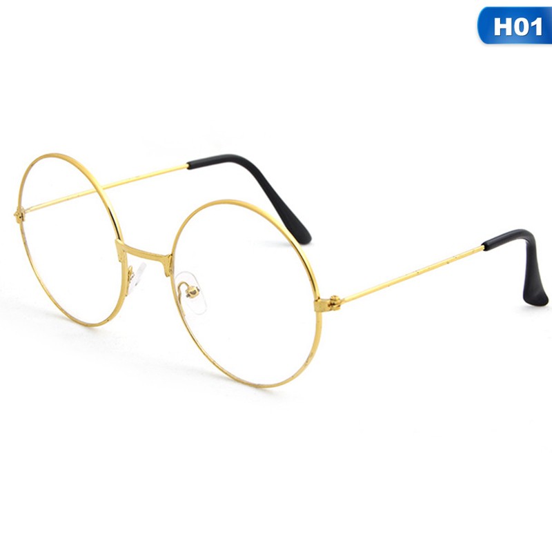 Kính gọng tròn kim loại kiểu dáng cổ điển dùng để chụp hình | BigBuy360 - bigbuy360.vn